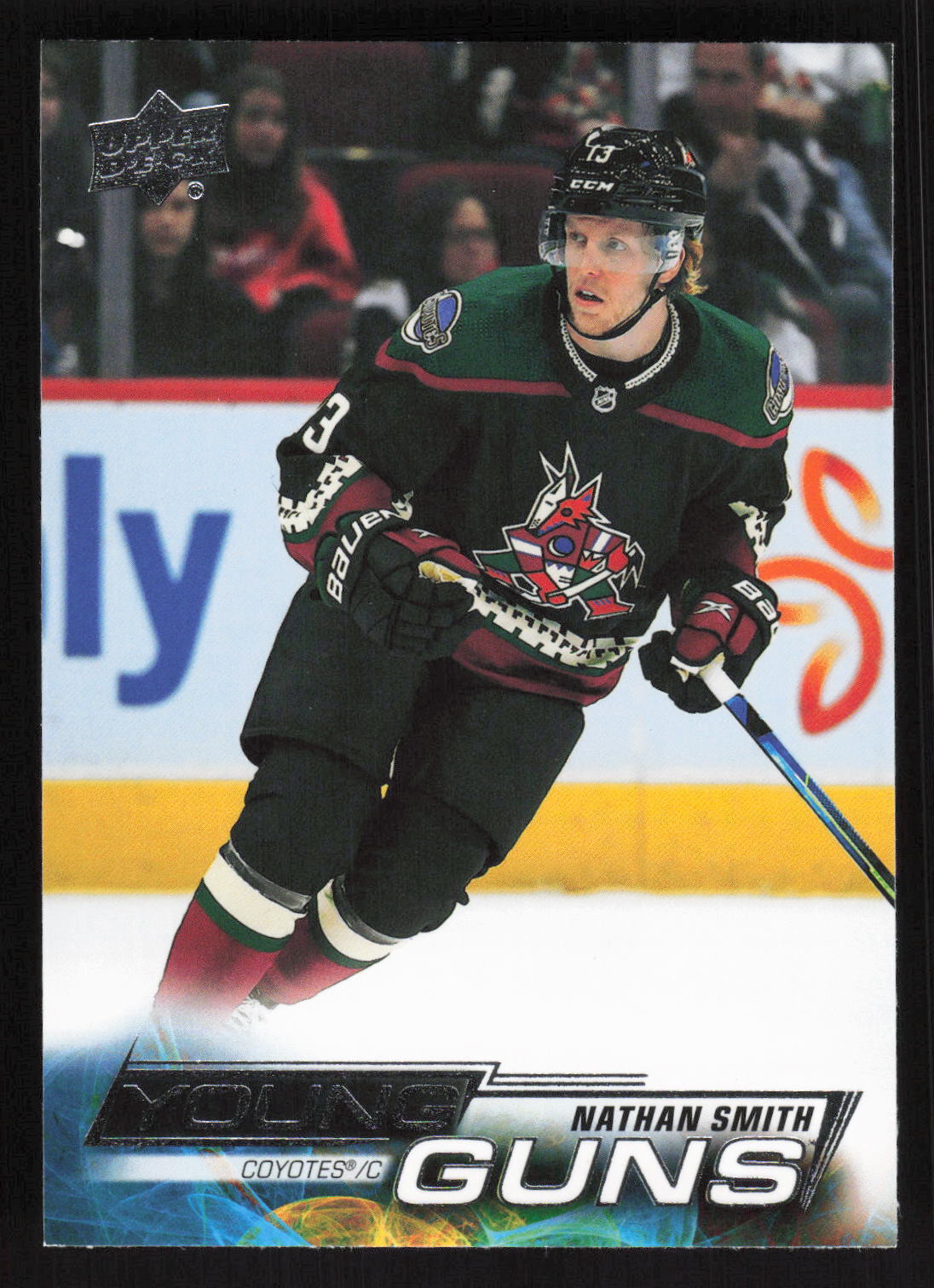 2022-23 Upper Deck #206 Nathan Smith Young Guns Rookie Card TCCCX