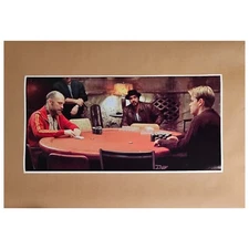 Rounders Poker 12" X 24 Poster Movie Scene Teddy KGB Game Room Man Cave Holdem