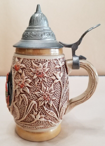 Vintage "KING 500" Western Germany Beer Stein-About 6.5” Tall-Handpainted,Hmade - Picture 5 of 10