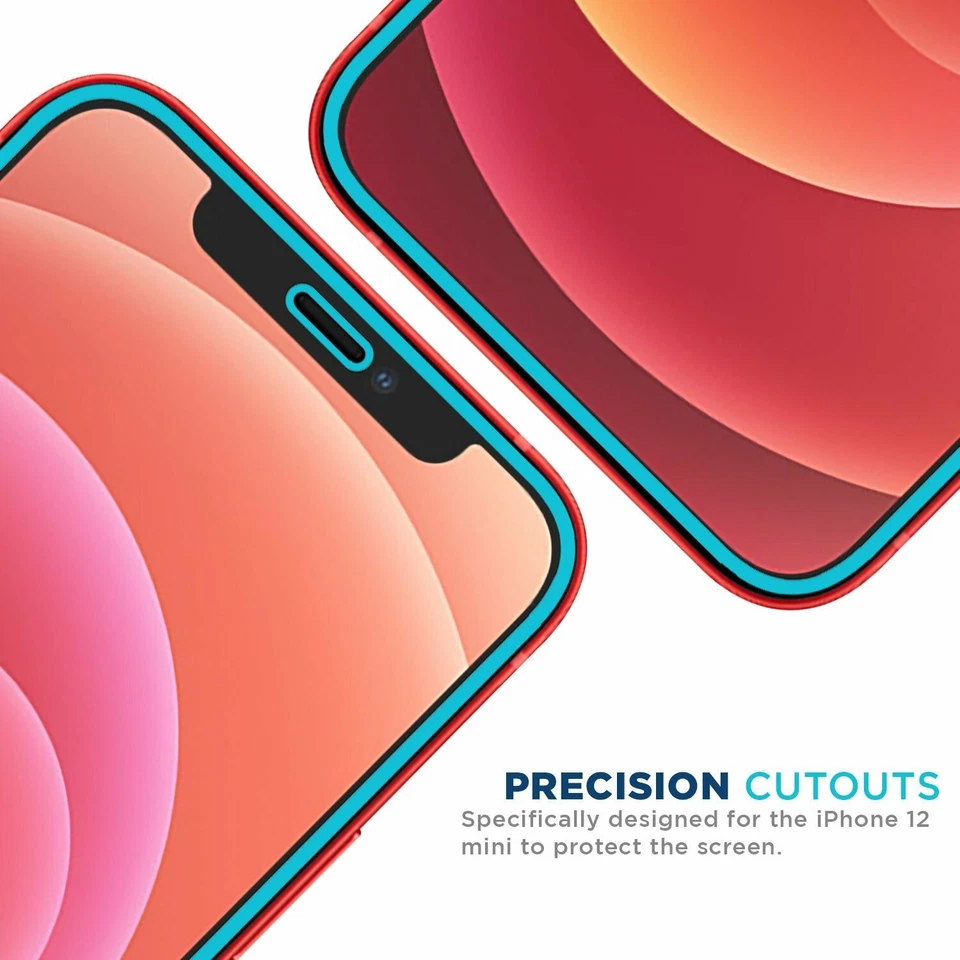 Tech Armor Edge to Edge Glass Screen Protector for iPhone 12 mini (5.4") 1-Pack - Image 4 of 4
