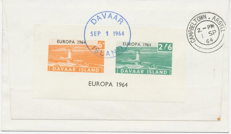 GB Davaar Island 1964/6 7 different FDC's all with EUROPE-CEPT issues, 2 DIANA - Image 2 of 4