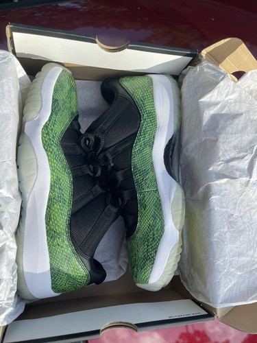 Jordan 11 Low Green Snakeskin | eBay
