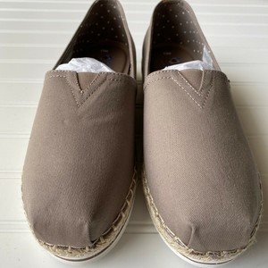 全新 Skechers Bobs 微风鞋记忆泡沫一脚蹬尺寸9 5 灰褐色 Ebay