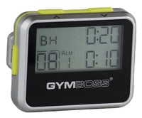 Gymboss Interval Timer And Stopwatch - Silver / Yellow Metallic Gloss Gymboss Interval Timer And Stopwatch - Silver / Yellow Metallic Gloss
