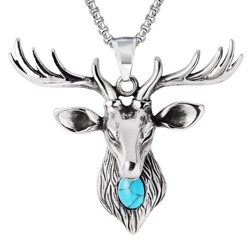 New! WOLF TOOTH BEAR CLAW NECKLACE Turquoise TRIBAL 2