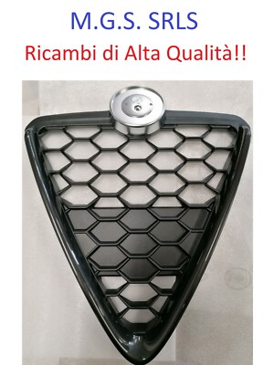 Griglia Radiatore Anteriore A Nido D'Ape Per ALFA ROMEO GIULIETTA 2010-2016 - Nera Lucida - Compatibile Con OE 156112051 - Foto 5