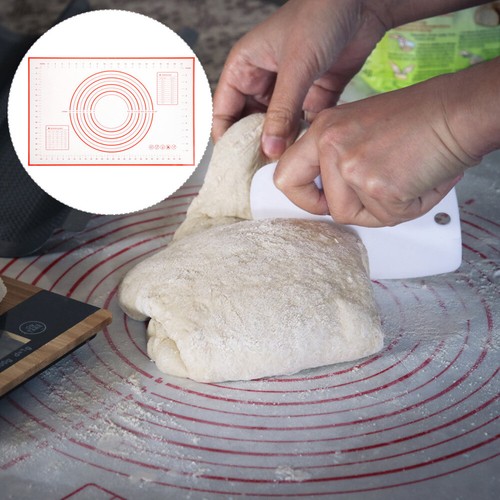 Tapis de pétrissage en Silicone de qualité alimentaire antiadhésif pour pâte à p