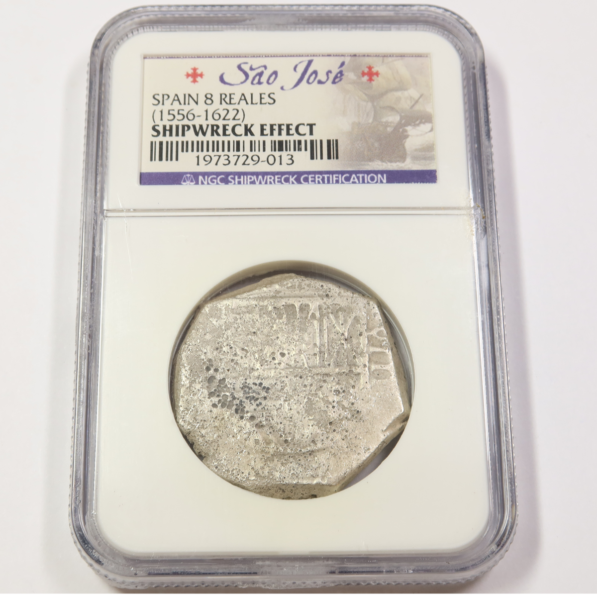 1556-1622 NGC - SAO JOSE SHIPWRECK - SPAIN - Silver Eight