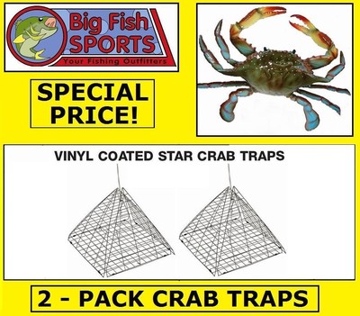 2 STAR CRAB TRAPS Two Crab Traps BRAND NEW! EAGLE CLAW TRAPS!