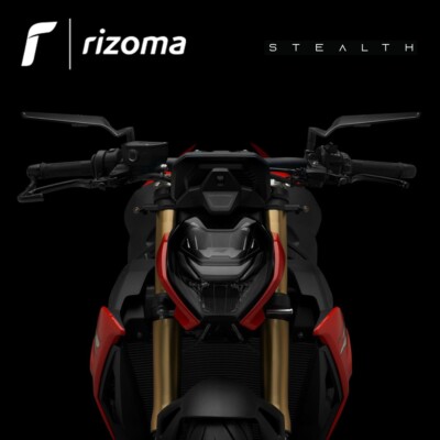 SPECCHI STEALTH NAKED NERO [RIZOMA] - BMW S 1000 R (2021-2023) - BSN010B+BSN905B