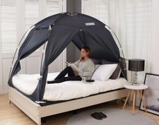 BESTEN Floorless Indoor Privacy Tent on Bed for Warm and Cozy Sleep inside Draft
