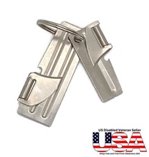 3 Piece Package New Original Military Issue P38  P51 Can Openers with Key Ring