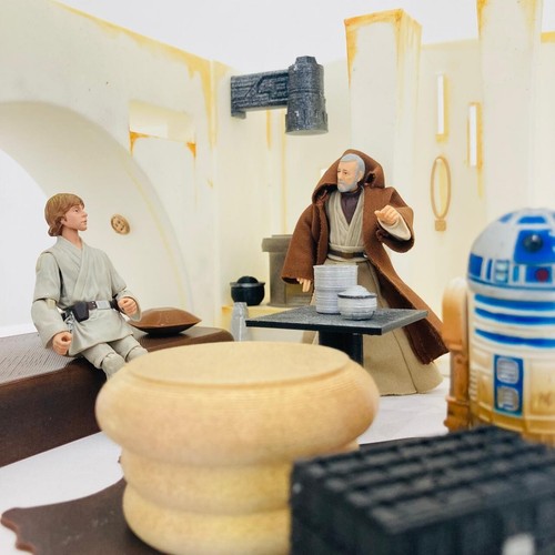 CUSTOM Obi-Wan Kenobi's Hut Diorama for 3.75 IN (1:18) FIGURE - Picture 10 of 15