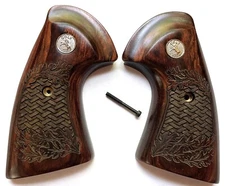 Colt Python Grips Python 2021 Grips Walnut Silver Medallions