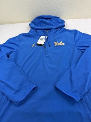 UCLA Bruins Nike Jordan Blue Football Sideline Woven 1/4 Zip