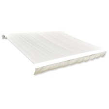 Awning Top Sunshade Canvas Cream 6 x 3 m