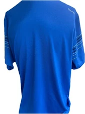 MEN'S XL SHORT SLEEVES Slazenger Bold Blue Lime Stripe Golf POLO SHIRTS