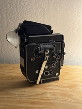 Bolex H16 Rex5 Mint 16MM Film Camera  Ang nieux 12-120 2.2 Lens w History Case