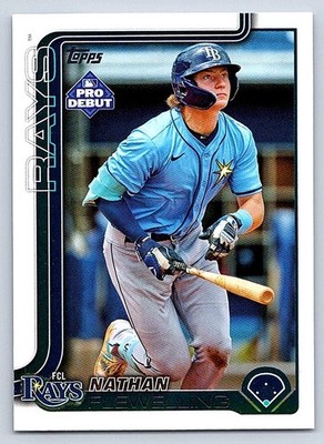 NATHAN FLEWELLING  RAYS  2025 TOPPS PRO DEBUT #PD-106