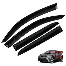 Window Visors Sun Rain Guards - Window Deflectors for Car 4-Pack Vent Shade