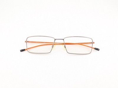 Morel Eyeglasses Frames Only, LIGHTEC 7386L GO 041, 55-17-145, Gray/Orange