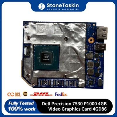 For Dell Precision 7530 Nvidia Quadro P1000 4GB DDR5 Video Graphics Card 4GD86