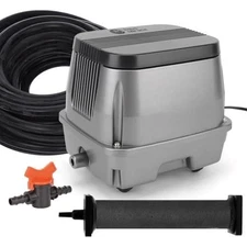 Aquamiracle Pond Aeration Kit – Air Pump, Self-Sinking Airline, Diffuser, 2K–5K 