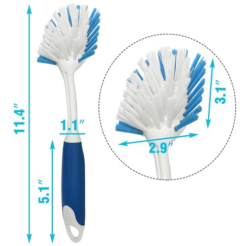 2pack Kitchen Diffusion Type Scrub Brush For Cleaning Dishes Pots Pan Sink And B - Picture 2 of 7