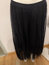 Rock  Mit Gummiband Chiffon Plissee Gr 40 42 L/XL 