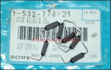 Genuine Sony Micro Fuse 0.25A For CCD-F CCD-V Camcorders P/N 153277021 X6 PCS