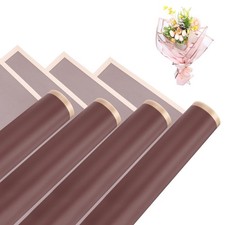 Flower Wrapping Paper, 56cm/22 Inch Red Packaging Papers, Pack of 20