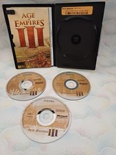 Microsoft PC CD Rom Game Age Of Empires III 3 Discs Boxed + Booklet