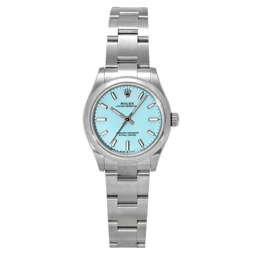 Rolex Oyster perpetual 31 277200 turquoise/bar Dial