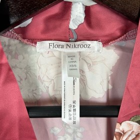 Flora Nikrooz Womens Arisa Sexy Sleepwear Kimono Robe Rosewater Size XS/S