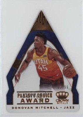 2018-19 Panini Crown Royale Panini's Choice Award 62/99 Donovan Mitchell #9 nd3