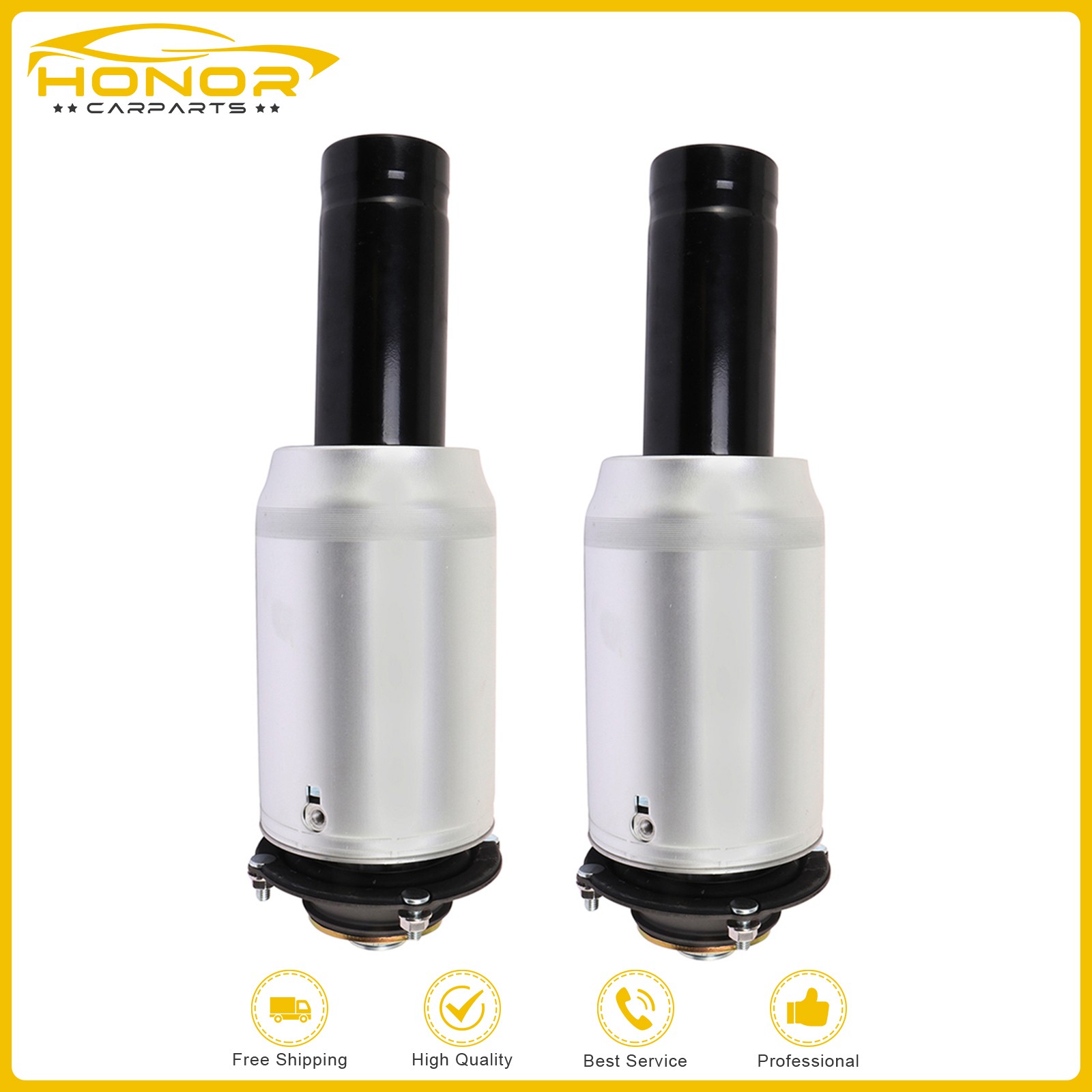 Pair For Bentley Continental GT GTC Flying Spur Front Air Suspension Springs