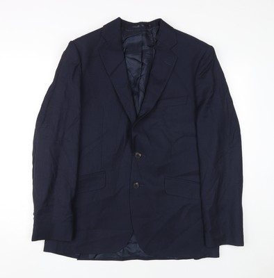 Jaeger Herren Blazer blau, Gr. 40R, Wolle, festlich