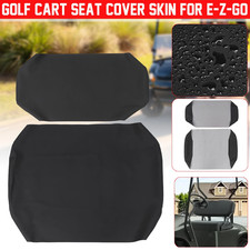 2Pcs Golf Cart Seat Covers PU Leather Front Seat Cover Set for Golf Cart Custom