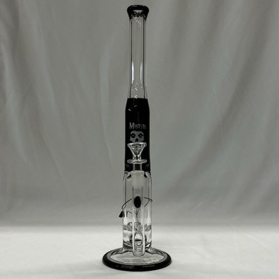 Dark Star Glass Misfits Water Pipe Cyclone Perc USA Made 15 Inch