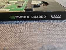 NVIDIA Quadro K2000 GDDR5 2GB PCI-E Graphics Card 2 x DisplayPort 1 x DVI-I