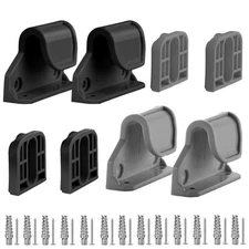 Baby Gate Parts Hardware Set For Retractable Gate Latches Brackets 