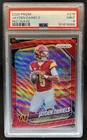2025 Panini Prizm Jayden Daniels Red Wave #/149 Commanders PSA 9