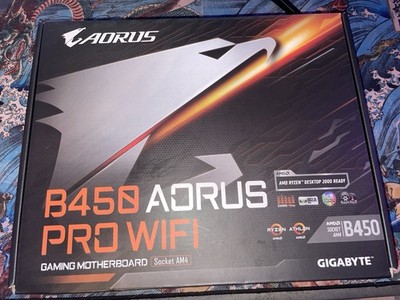 Gigabyte B450 Aorus Pro Wifi AMD AM4 ATX Motherboard