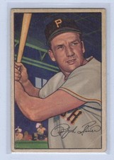 1952 Bowman, #11 Ralph Kiner (HOF), Pittsburgh Pirates ~ VG-VGEX (crease)