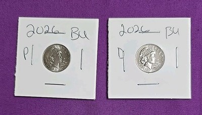 2026 P&D  Emerging Liberty BU Set, All Sets In Coin Flips! *Free Shipping!*