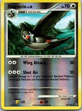 52/100 Staravia Stormfront Uncommon Pokemon Reverse Holo LP
