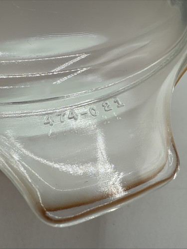 3er Set Vintage Pyrex Autumn Harvest Weizen Auflaufform mit Deckel Orange - Bild 8 von 12