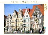 Calvendo Puzzle Bremen's Old Town With Roland | 1000 Pieces, Finished Size 25.2
