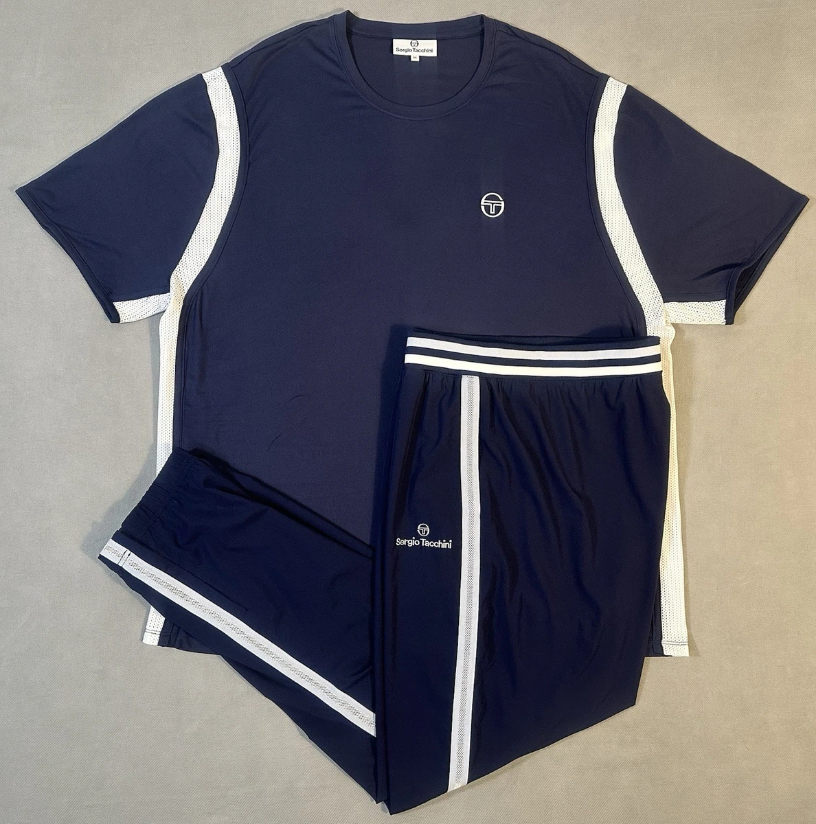 Orion Track Jacket In Pool Blue/Maritime Blue/White - Golden Age of Tennis
