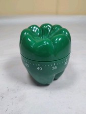 Vintage Green Pepper Kitchen Timer 60 Minutes...